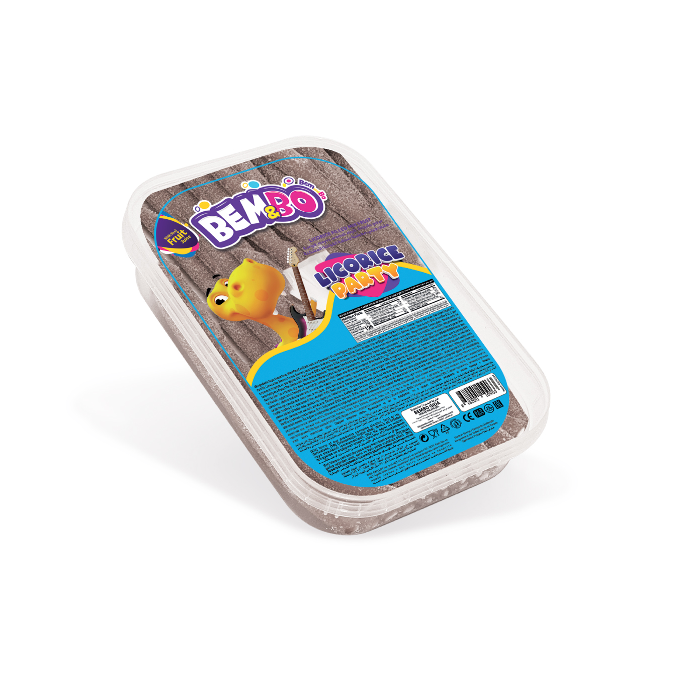 Licorice Sour Filled Mix - Cola (Long Size)