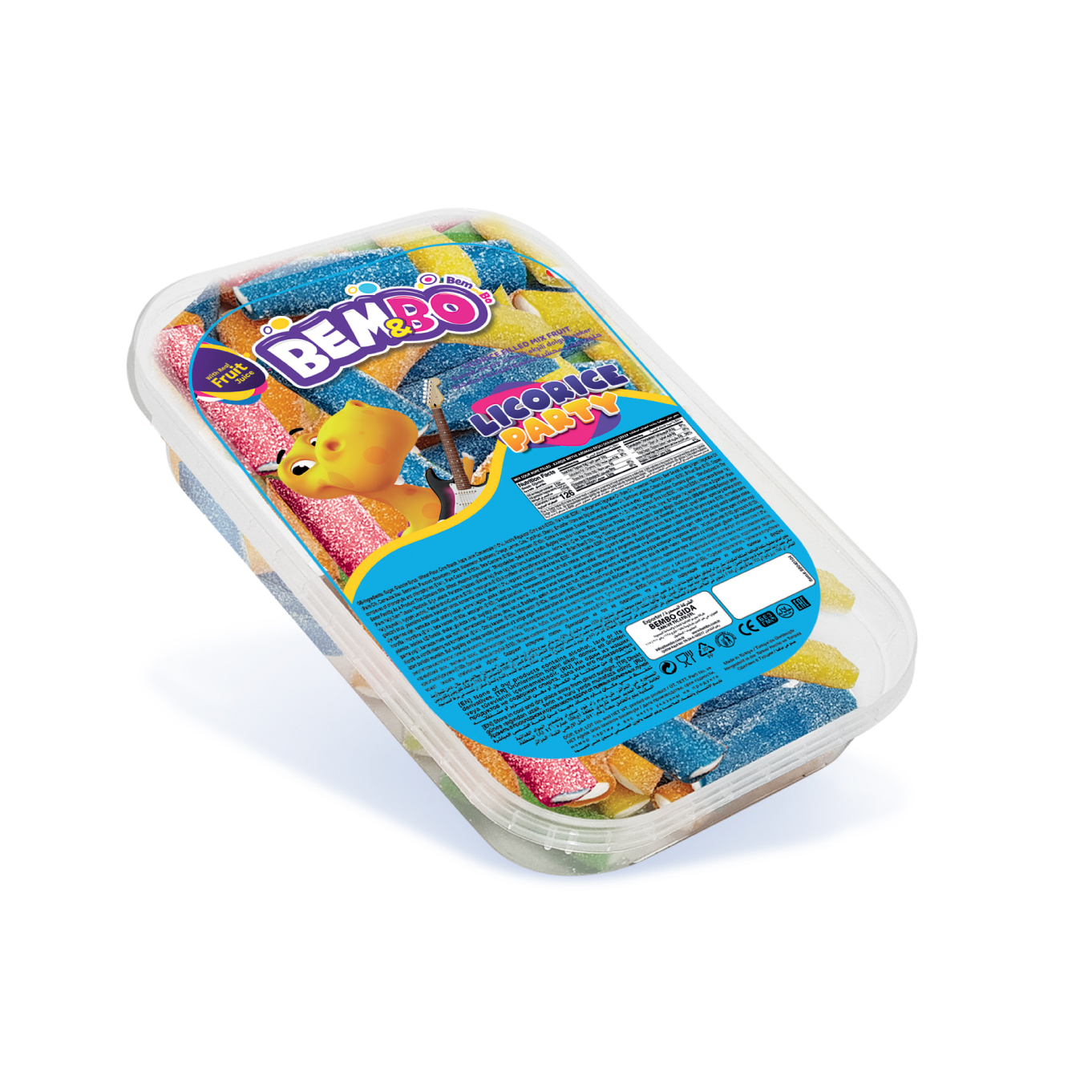 Licorice Sour Filled Mix - Short Size