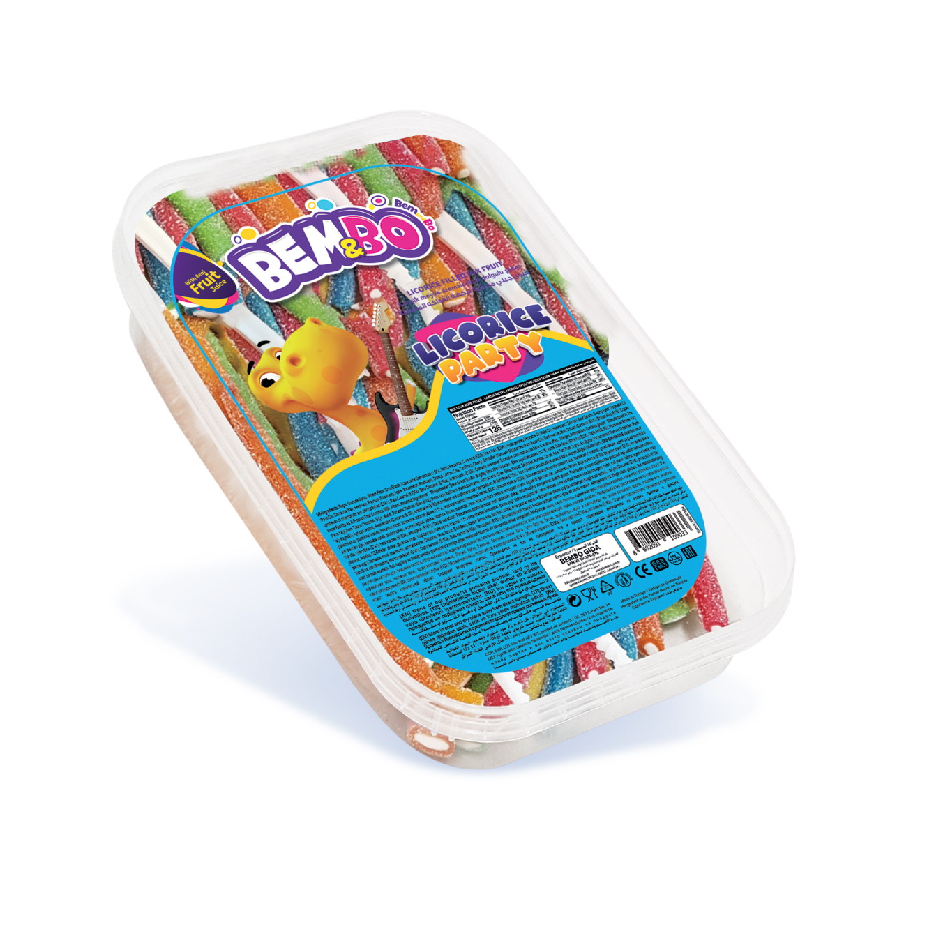 Licorice Sour Filled Mix - Long Size
